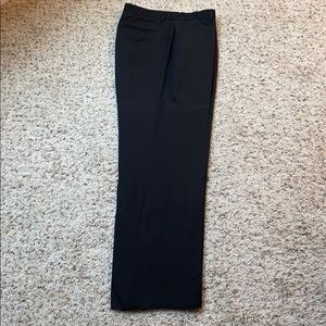 Calvin Klein Black Dress Slacks 34/32 Flat Front